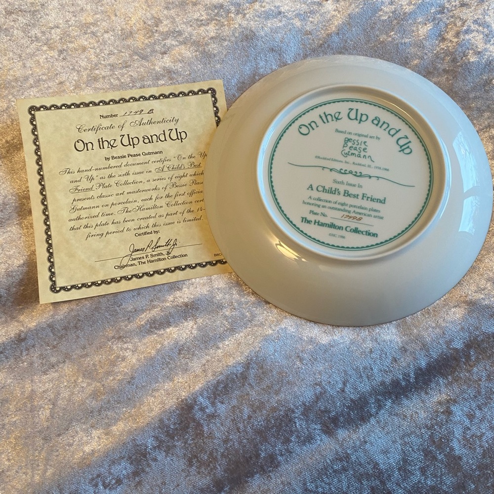 Collectable plate - Picture 2 of 2